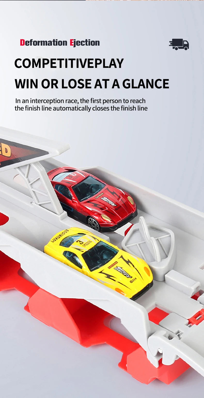 Custom Creativ™ Mega Hauler Truck With Ejection Race Track Buy 2 Save 10%
