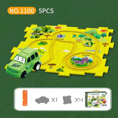 Custom Creativ™ Puzzle Track Car Set